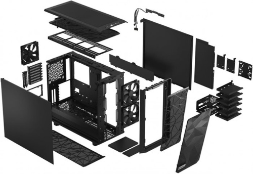 Корпус Fulltower Fractal Design Meshify 2 Black Solid черный FD-C-MES2A-01 фото 2