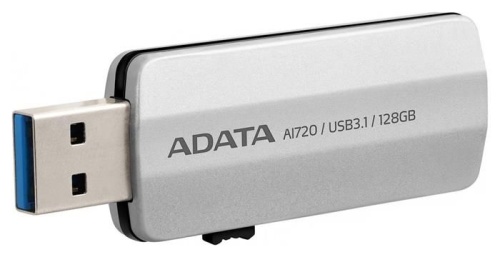 Накопитель USB flash A-Data 128GB A-DATA i-Memory AI720 AAI720-128G-CGY фото 2