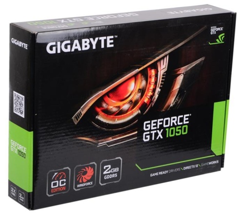 Видеокарта PCI-E GIGABYTE 2048МБ GV-N1050OC-2GD фото 4