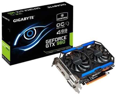 Видеокарта PCI-E GIGABYTE 4096МБ GV-N960OC-4GD фото 4