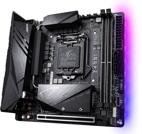 Мат. плата Socket1200 GIGABYTE Z490I AORUS ULTRA фото 2