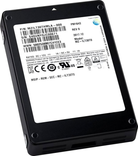 Накопитель SSD SAS 2.5 Samsung 1.92Tb PM1643 MZILT1T9HAJQ