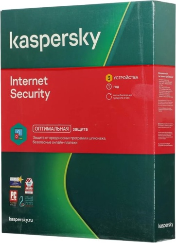 Программа для комплексной защиты Лаборатория Касперского Kaspersky Internet Security (KL1939RBCFS)