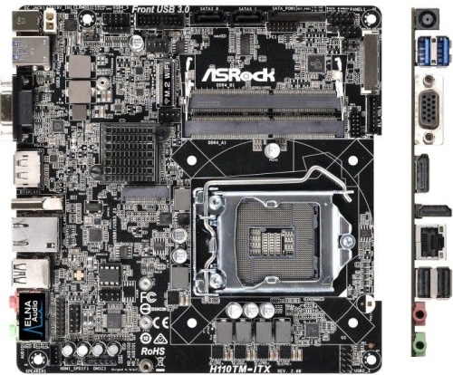 Мат. плата Socket1151 ASRock H110TM-ITX R2.0