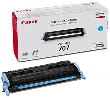 Оригинальный лазерный картридж Canon 707C Cyan