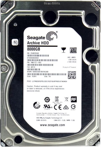 Жесткий диск SATA HDD Seagate 8000ГБ (8ТБ) ST8000AS0002 Archive HDD Edition Жесткий диск SATA HDD Seagate 8000ГБ (8ТБ) ST8000AS0002 Archive HDD Edition