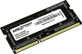   SO-DIMM DDR3 AMD 4GB R5 Entertainment Series Black R534G1601S1S-U