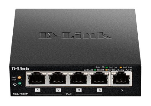 Коммутатор D-Link DGS-1005P/A1A фото 2