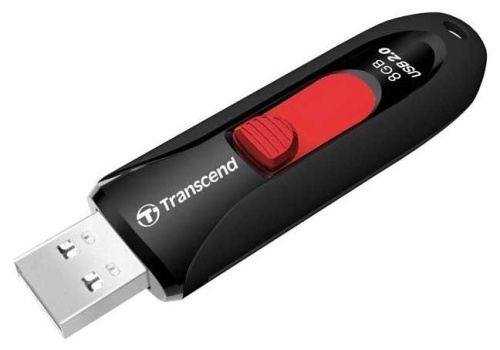 Накопитель USB flash Transcend 8ГБ JetFlash 590 TS8GJF590K Накопитель USB flash Transcend 8ГБ JetFlash 590 TS8GJF590K