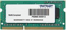 Модуль памяти SO-DIMM DDR3 Patriot Memory 4Gb Patriot PSD34G133381S