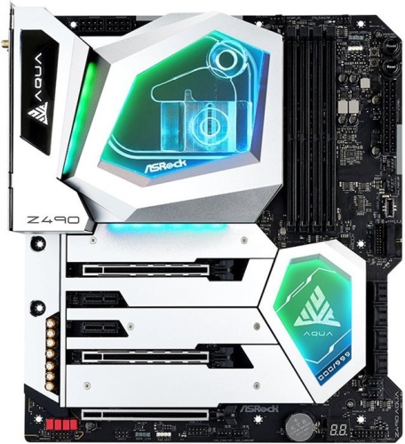 Мат. плата Socket1200 ASRock Z490 AQUA