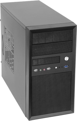 Корпус Minitower Chieftec MESH CT-01B-OP черный фото 2