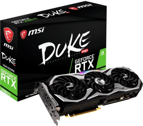 Видеокарта PCI-E MSI 11264Mb RTX 2080 Ti DUKE 11G OC RTX 2080 TI DUKE 11G OC фото 5