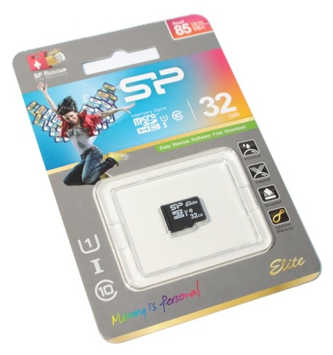 Карта памяти Micro SDHC Silicon Power 32Gb SP032GBSTHBU1V10 Карта памяти Micro SDHC Silicon Power 32Gb SP032GBSTHBU1V10