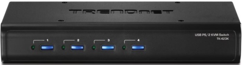 Переключатель KVM TRENDnet TK-423K фото 2 Переключатель KVM TRENDnet TK-423K фото 2