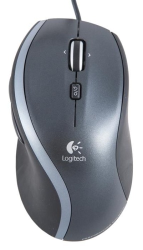 Мышь Logitech M500 черный/серебристый 910-003726 фото 2