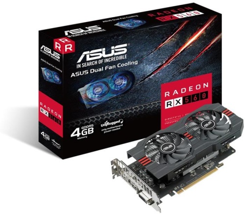 Видеокарта PCI-E ASUS 4096МБ RX560-4G-EVO фото 6