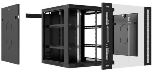 Шкаф телекоммуникационный Cabeus SH-05F-6U60/60-BK фото 4 Шкаф телекоммуникационный Cabeus SH-05F-6U60/60-BK фото 4