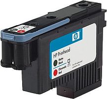 Печатающая головка Hewlett Packard 70 матово-черный + хроматический красный CD949A