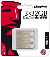 Накопитель USB flash Kingston 32 Гб DataTraveler SE9 DTSE9H/32GB-3P