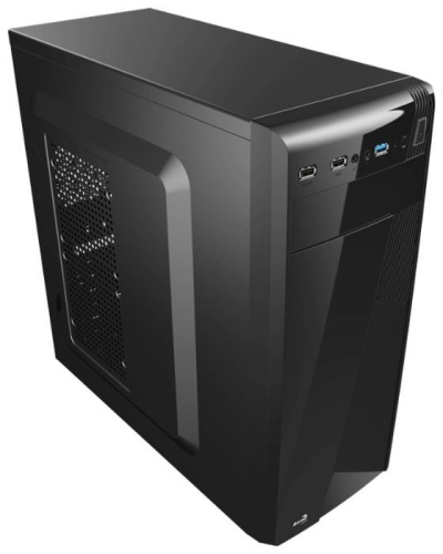 Корпус Miditower Aerocool CS-1101 черный фото 2