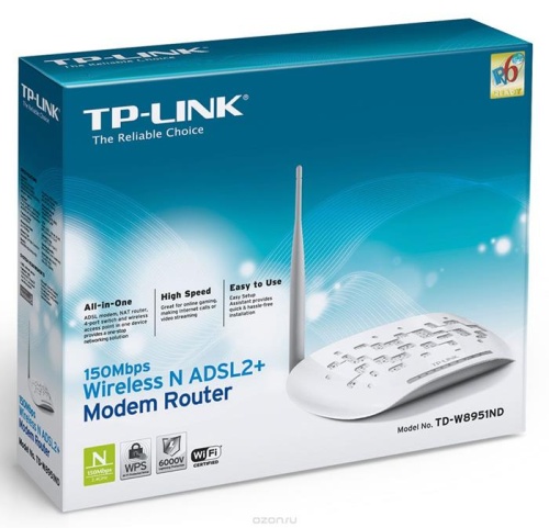 Модем DSL TP-Link TD-W8951ND фото 3