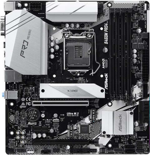 Мат. плата Socket1200 ASRock B460M PRO4