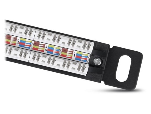 Патч-панель Cabeus PLHD-24-Cat.6a-Dual-180-0,5U фото 5 Патч-панель Cabeus PLHD-24-Cat.6a-Dual-180-0,5U фото 5