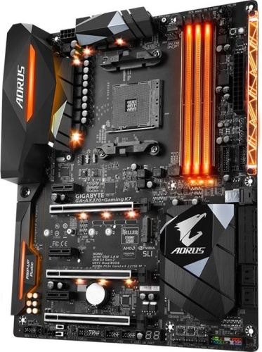 Мат. плата SocketAM4 GIGABYTE GA-AX370-Gaming K7 фото 2