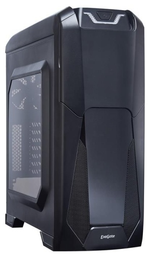 Корпус Miditower EXEGATE EVO-8201 Black-Blue light EX270557RUS фото 2