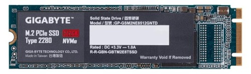 Накопитель SSD M.2 GIGABYTE 512GB GP-GSM2NE8512GNTD