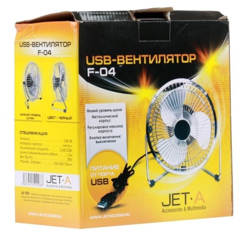 USB Вентилятор JET.A F-04 USB Вентилятор JET.A F-04