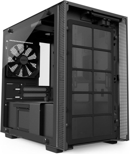 Корпус HTPC NZXT CA-H200W-BB H200i BLACK/BLACK фото 4