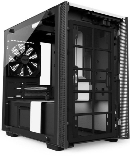 Корпус HTPC NZXT CA-H200W-WB H200i WHITE/BLACK фото 4