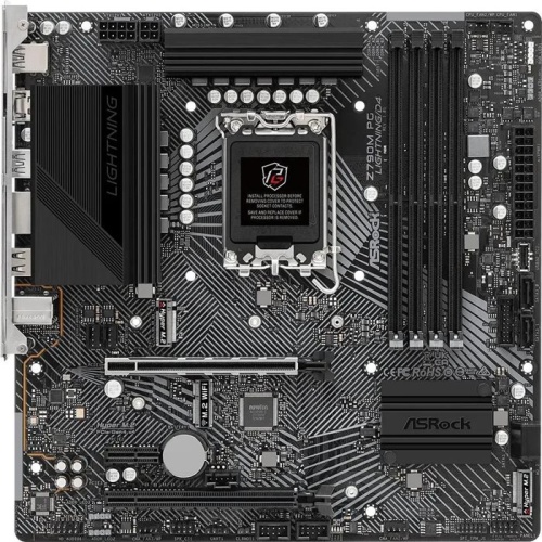 Мат. плата Socket1700 ASRock Z790M PG LIGHTNING/D4 фото 2