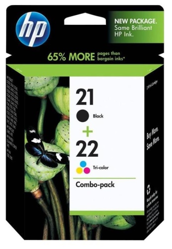 Набор струйных картриджей ориг. Hewlett Packard №21/№22 SD367AE Набор струйных картриджей ориг. Hewlett Packard №21/№22 SD367AE