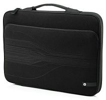 Сумка для ноутбука Hewlett Packard Case Black Stram Sleeve with hanlde WU676AA
