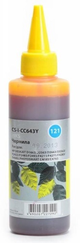 Чернила совместимые Cactus CS-I-CC643Y желтый Чернила совместимые Cactus CS-I-CC643Y желтый
