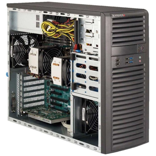 Supermicro SuperChassis Mid-tower 732D4F-903B CSE-732D4F-903B Supermicro SuperChassis Mid-tower 732D4F-903B CSE-732D4F-903B