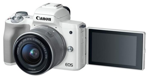 Цифровой фотоаппарат Canon EOS M50 белый 2681C012