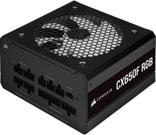 Блок питания Corsair 650W CX650F RGB (CP-9020217-EU) фото 5