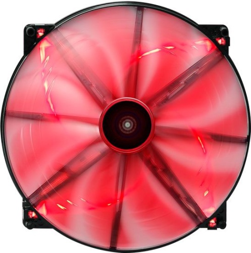 Вентилятор для корпуса Aerocool Lightning 20см Red Edition (красная подсветка) фото 2