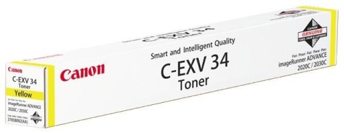 Тонер-картридж оригинальный Canon C-EXV 34 TONER Y EUR 3785B002