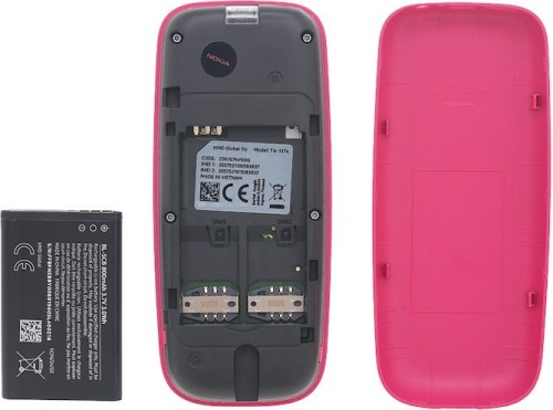 Сотовый телефон GSM Nokia 105 DS TA-1174 Pink (16KIGP01A01) фото 5