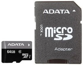   micro SDXC A-Data 64Gb (AUSDX64GUICL10-RA1)