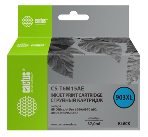 Картридж струйный совместимый Cactus №903XL CS-T6M15AE черный