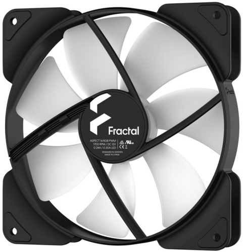 Вентилятор для корпуса Fractal Design Aspect 14 RGB PWM Black Frame (FD-F-AS1-1405) фото 2