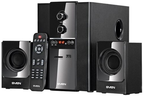Акустическая система 2.1 Sven MS-1820 2.1 черный SV-01301820BK Акустическая система 2.1 Sven MS-1820 2.1 черный SV-01301820BK