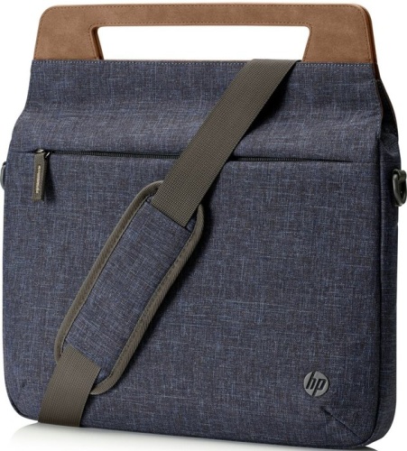 Сумка для ноутбука Hewlett Packard RENEW Brief Case синий/коричневый пластик (1A215AA) фото 2 Сумка для ноутбука Hewlett Packard RENEW Brief Case синий/коричневый пластик (1A215AA) фото 2