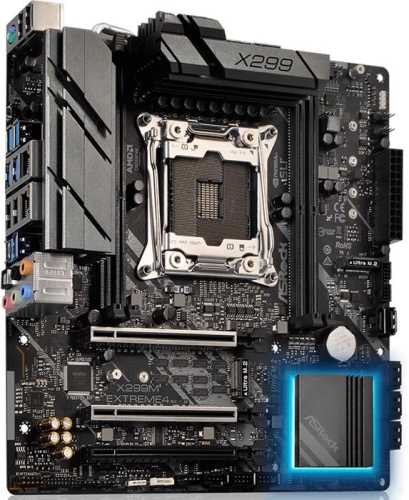 Мат. плата Socket2066 ASRock X299M EXTREME4 фото 3